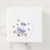 子供部屋ベビーシャワー – サンキューカード フェイバータグ (インサイチュ)