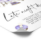 子供部屋ベビーシャワー – 深夜おむつゲーム ポスター (角)