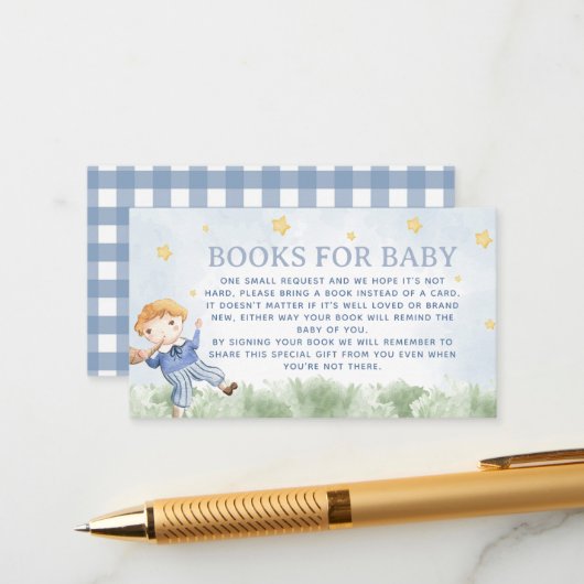 子供部屋ベビー用ライムブック エンクロージャーカード (正面/裏面インサイチュ)