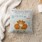 子供部屋ベビー誕生状態キツネ矢印パターン クッション (ブランケット)