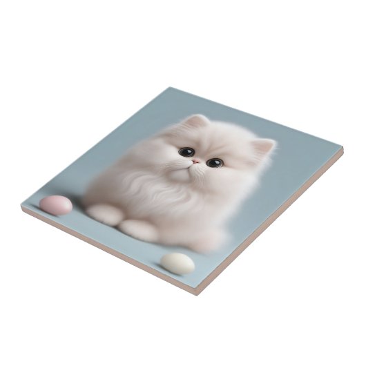 子供部屋ペルシャ猫 タイル (側面)