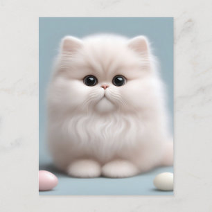 子供部屋ペルシャ猫 ポストカード