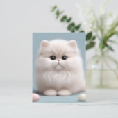 子供部屋ペルシャ猫 ポストカード (スタンド正面)