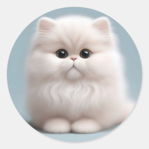 子供部屋ペルシャ猫 ラウンドシール
