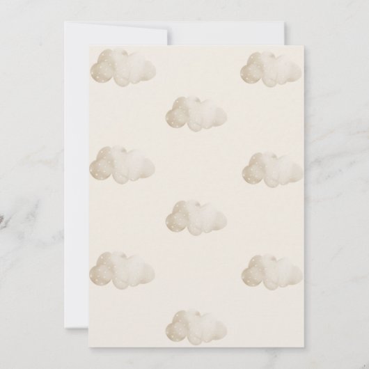 子供部屋ボホキリン赤ちゃんシャワー 招待状 (裏面)