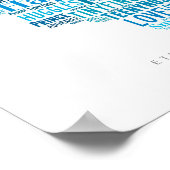 子供部屋ポスター男の赤ちゃんバビグロギフト生まれたばかりのギフト ポスター (角)