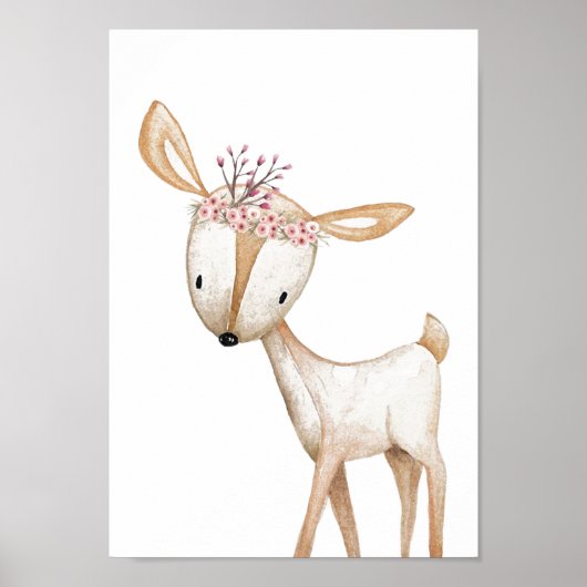 子供部屋ポスター – Woodland Animals ポスター (正面)