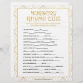 子供部屋ライムクイズ[ゴールデンライン] レターヘッド (正面/裏面)