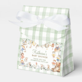 子供部屋ライムグリーナリーベビーシャワー1st誕生日 フェイバーボックス