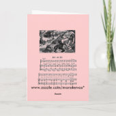 子供部屋ライムジャックとジルのグリーティングカード カード (裏面)