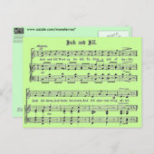 子供部屋ライムジャックとジル葉書 ポストカード (正面/裏面)