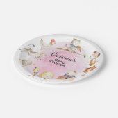 子供部屋ライムストーリーブックベビーシャワー ペーパープレート (アングル)
