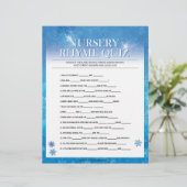 子供部屋ライムズクイズ[スノーウィーブルー] レターヘッド (スタンド正面)