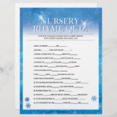 子供部屋ライムズクイズ[スノーウィーブルー] レターヘッド (正面/裏面)