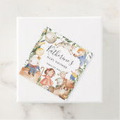 子供部屋ライムズベビーシャワーメッセージカード フェイバータグ (インサイチュ)