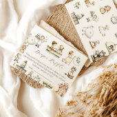 子供部屋ライムベビーシャワーおむつラッフル エンクロージャーカード