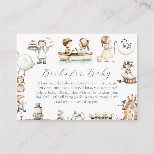 子供部屋ライムベビーシャワー予約リクエスト エンクロージャーカード (正面)