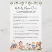 子供部屋ライムベビーシャワー子供部屋ライムクイズゲーム (正面)