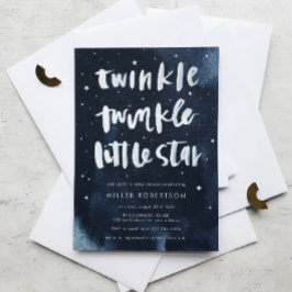 子供部屋ライムベビーシャワー招待状 セーブザデート