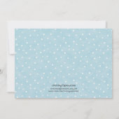 子供部屋ライムベビーシャワー招待状 招待状 (裏面)