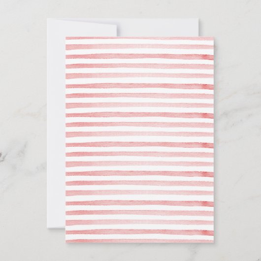 子供部屋ライムベビーシャワー招待状 招待状 (裏面)