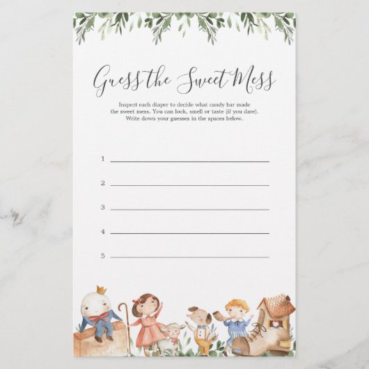 子供部屋ライムベビーシャワー甘い混乱を推測 (正面)