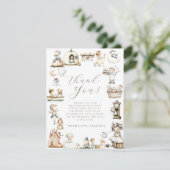 子供部屋ライムベビーシャワー サンキューカード (スタンド正面)