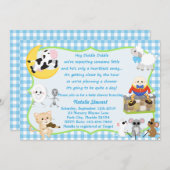 子供部屋ライムボーイ 招待状 (正面/裏面)