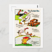 子供部屋ライム – 曲がった男 ポストカード (正面/裏面)