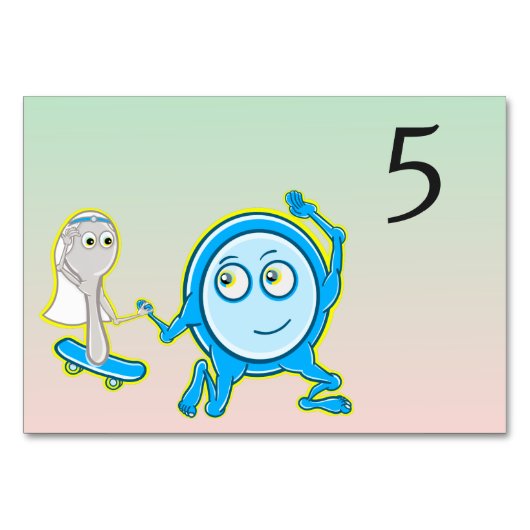 子供部屋ライ結婚ム テーブルナンバー (正面)