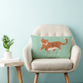 子供部屋リトルタイガーウォーター色カスタムベビールーム ランバークッション (椅子)