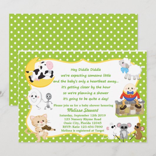 子供部屋リーム 招待状 (正面/裏面)