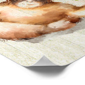 子供部屋ルームのモンキーポスター ポスター (角)