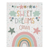 子供部屋レインボーボホアート ポスター (正面)