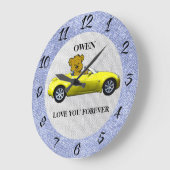 子供部屋時計 ラージ壁時計 (傾斜)