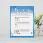 子供部屋流紋絵文字[スノーブルー] レターヘッド (スタンド正面)