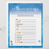 子供部屋流紋絵文字[スノーブルー] レターヘッド (正面/裏面)