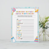 子供部屋流紋絵文字[ベビーの基本青] レターヘッド (スタンド正面)