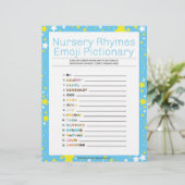 子供部屋流紋絵文字[星空の夜青 レターヘッド (スタンド正面)