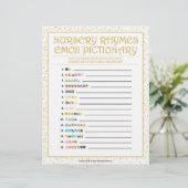 子供部屋流紋絵文字[金色の輝き] レターヘッド (スタンド正面)