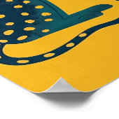 子供部屋用カラフルな漫画ストリートシーンのポスター ポスター (角)