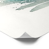 子供部屋用ベビーアニマルかわいい象ポスター ポスター (角)