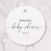 子供部屋男女兼用の赤ちゃん フェイバータグ (裏面)