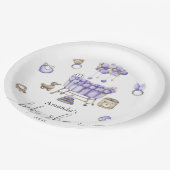 子供部屋男女兼用の赤ちゃん ペーパープレート (アングル)