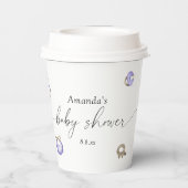 子供部屋男女兼用の赤ちゃん 紙コップ (裏面)