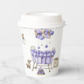 子供部屋男女兼用の赤ちゃん 紙コップ (正面)