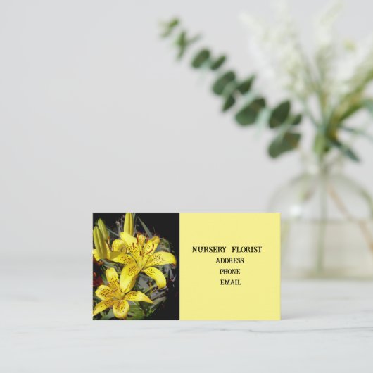 子供部屋花屋 名刺 (スタンド正面)