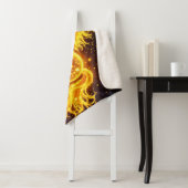 子供部屋金ゴールドユニコーンデザイングリッター魔法 シェルパブランケット (インサイチュ)