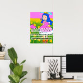 子供部屋韻の漫画のおもしろい小さなボーpeepは失った ポスター (ホームオフィス)