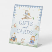 子供部屋韻ギフトとカードテーブル記号 台座サイン (正面)